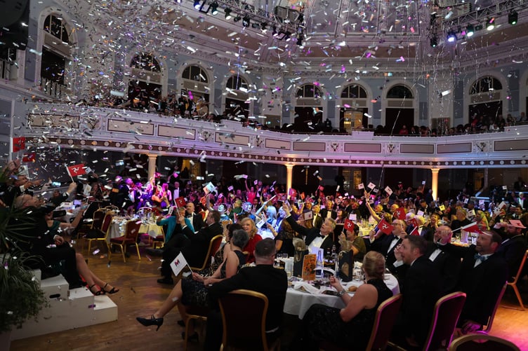 A rendition of ABBA's 'Thank You For The Music' ended the night's proceedings at the Villa Marina