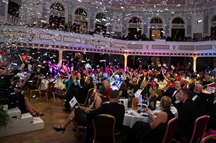 A rendition of ABBA's 'Thank You For The Music' ended the night's proceedings at the Villa Marina