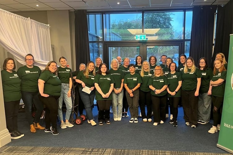 Volunteers at the recent Isle of Man Bank STEMFest