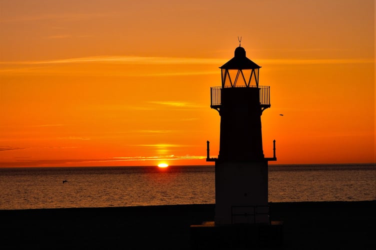 Mike Quine shot this sunrise over the Point of Ayre