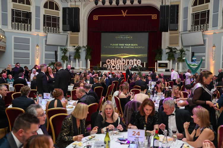 Special guests enjoyed a dinner before the main event