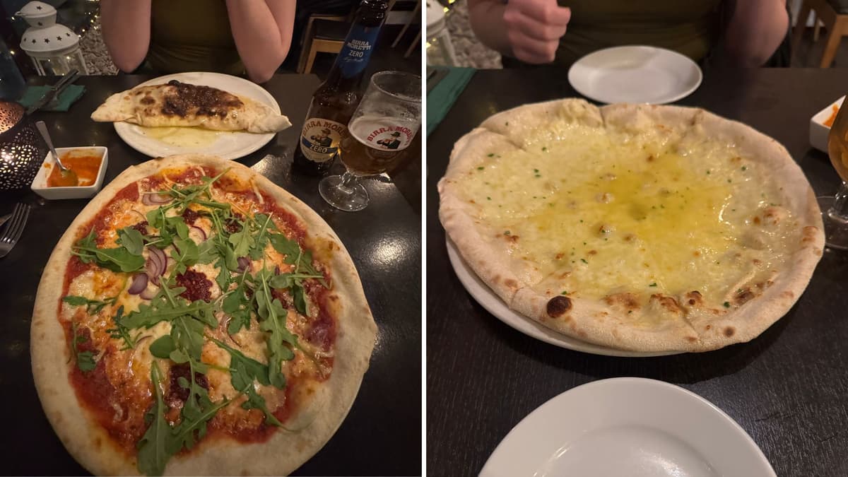 I tried the family-run Italian restaurant and it was exceptional