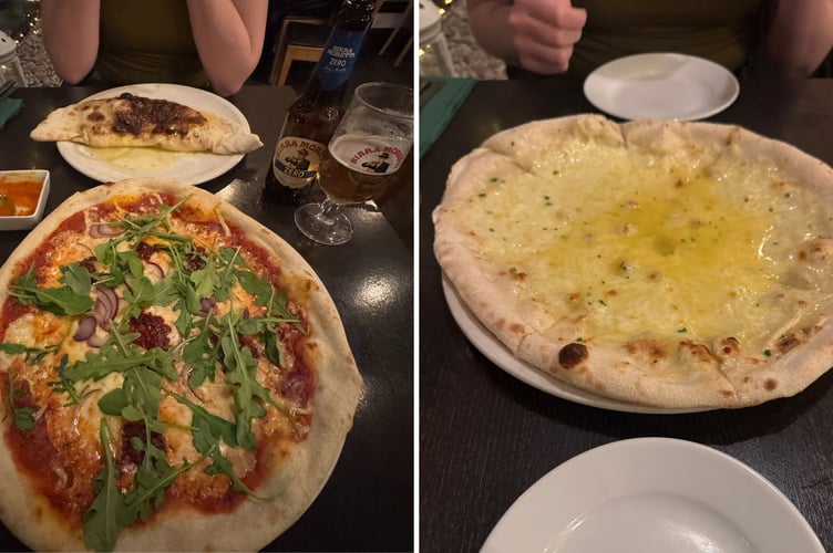 Reporter Tom Curphey was impressed with the quality of food at La Mona Lisa in Laxey