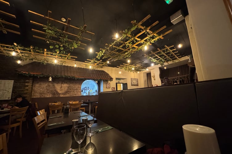 Inside La Mona Lisa in Laxey