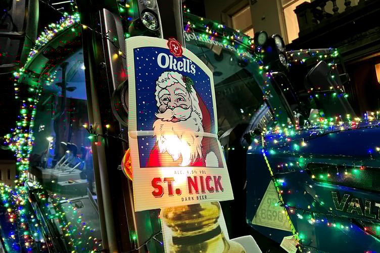 In 2023, the first keg of Okell's St Nick's ale arrived at the Prospect pub by tractor