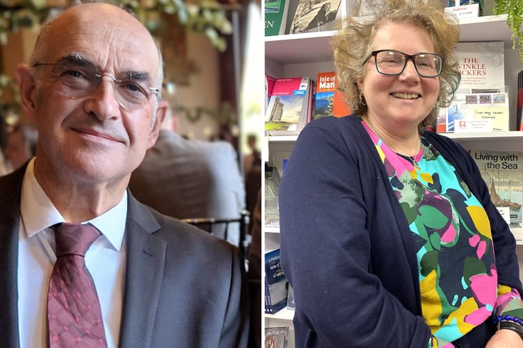 Godfrey Egee and Cathy Clucas