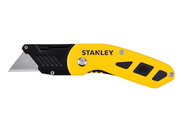 Christopher Tomkinson had a Stanley knife on him, similar to this one, which he said was for work
