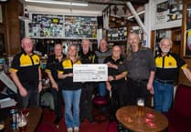 Double S100 cheque presentation at Old Market Inn