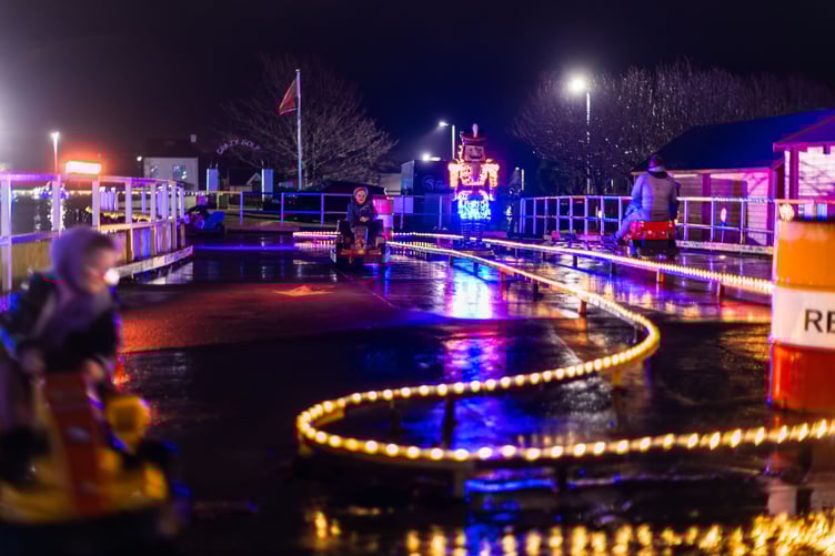 A spot of Christmas go karting