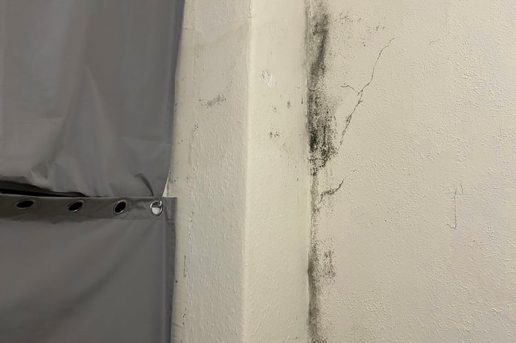 Inside the property on Christian Road, Douglas