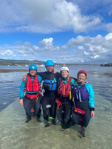 Maurice, John-Paul, Faye and Emma