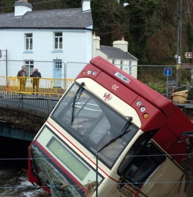 Former Garff MHK Steve Rodan said at the time that it was 'unquestionably the worst flooding' he had ever seen in the village
