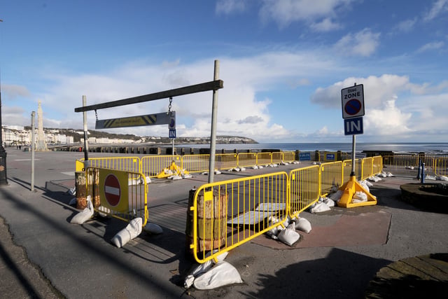 Parking on the prom to close as amber weather warning takes effect