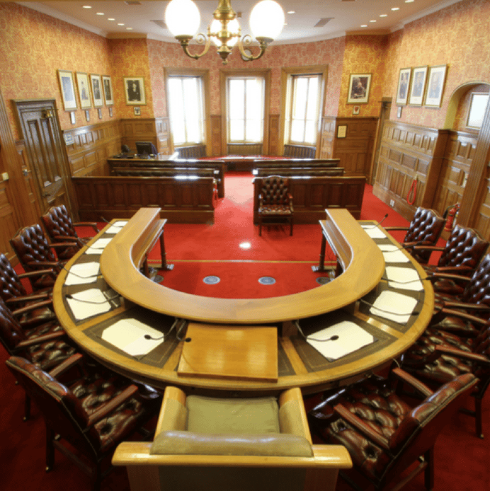 The Legislative Council chamber