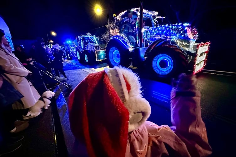 The Tractor Run sets off from Port Erin