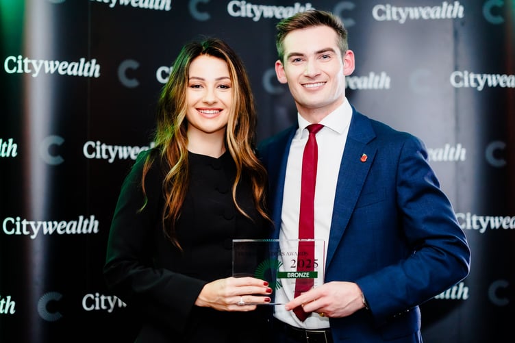 Jorden Rafferty-Gough with host Tom Harwood