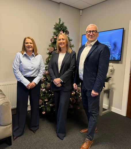 (Left to right) Sharen Mellor, Lesley Walker and Paul Murtagh