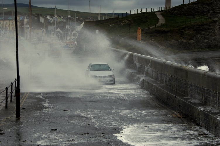 The Met Office has issued a red coastal overtopping warning for Tuesday afternoon