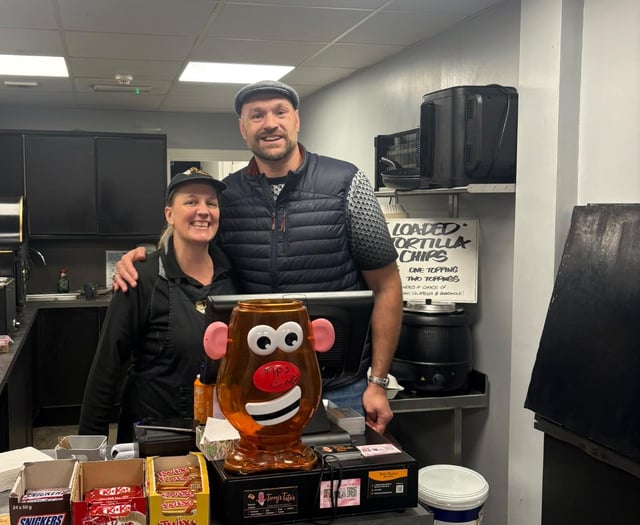 Jacket potato shop sells out after Tyson Fury buys every single spud