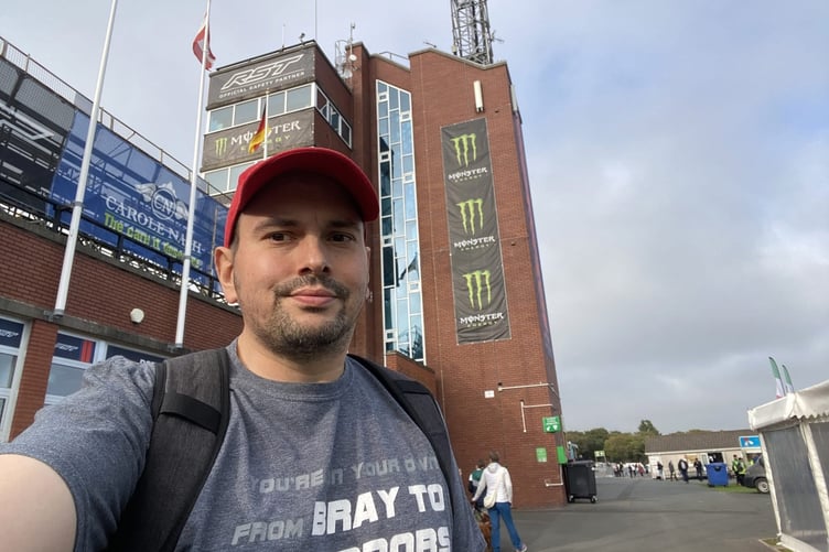Frank Schuengel at the Grandstand