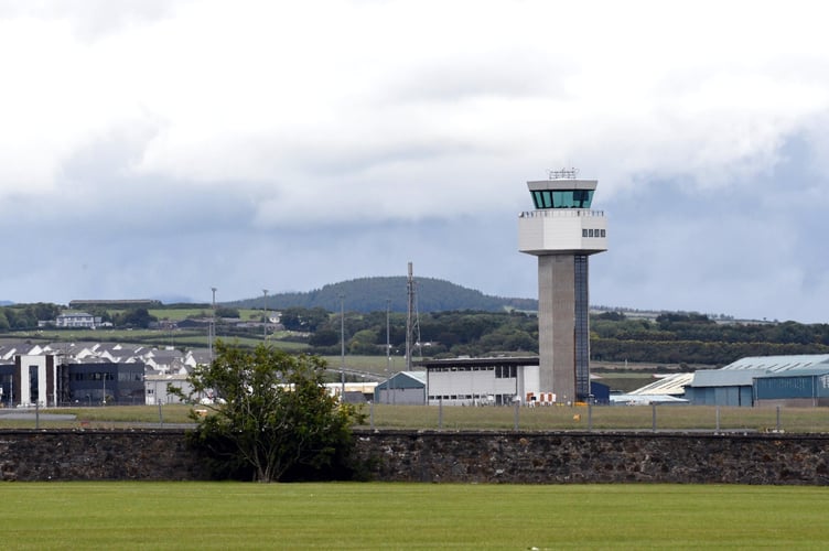 Flights to and from Ronaldsway have been disrupted by the impending arrival of Storm Bram