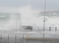 Watch as huge waves crash over Douglas Promenade amid Storm Bram 