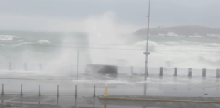 Watch as huge waves crash over Douglas Promenade amid Storm Bram 