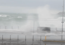 Watch as huge waves crash over Douglas Promenade amid Storm Bram