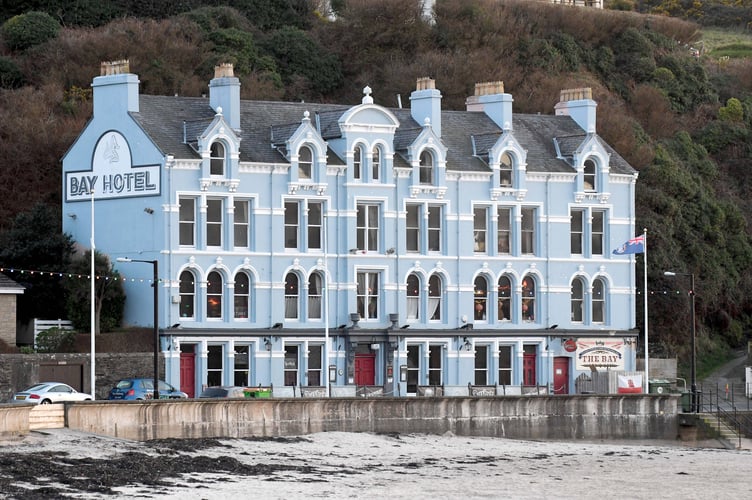 The Bay Hotel, Port Erin will be shut today (Tuesday)