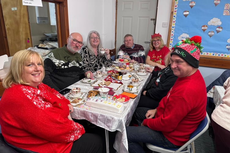One table even celebrated a birthday in the Millennium Hall on Saturday