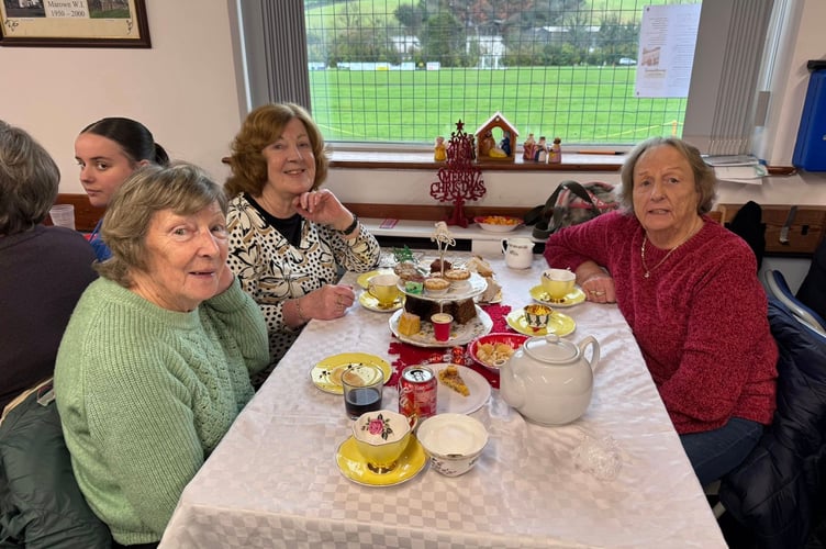 The community came together for some tea and cakes on Saturday afternoon in Crosby