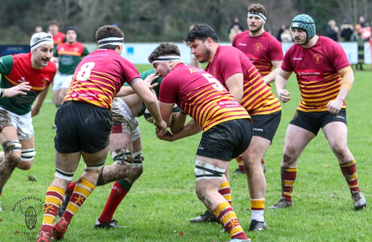 Blake Snell is hoping to make his return for Douglas RUFC versus Sandbach this weekend (Photo: Richard Ebbutt)