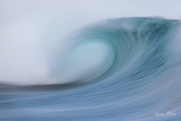 One of Dr Lara Howe's abstract images