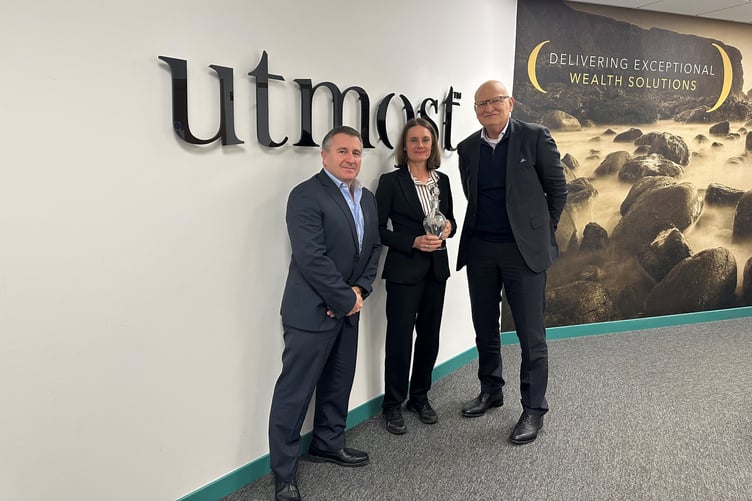 (Left to right) Karl Moore, Marie Hainge and ?