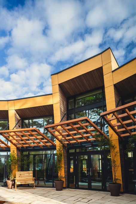 The outside of the new Mannin Cancer Help Centre