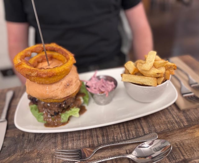 'Historic pub has a warm welcome, charm and one very good burger'