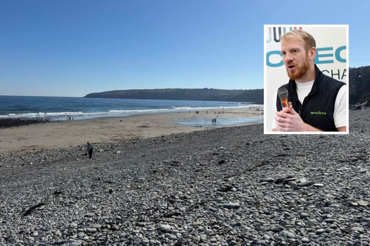 Ian Kirk (inset) was arrested, charged and subsequently cleared following an incident in Laxey in 2020. He has now launched a damages claim