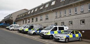 Man flipped middle finger as he walked past HQ in underwear