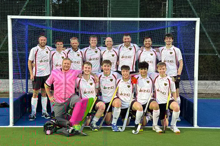 The Isle of Man national men’s B side that defeated Triton 1s 4-2 in the EH Hockey Tier Three Vase knockout competition on Saturday
