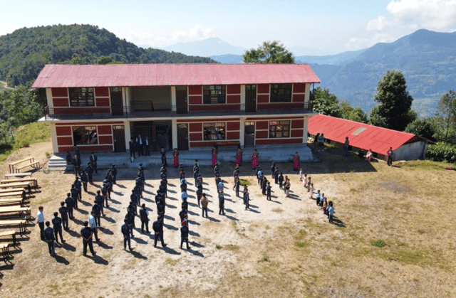 Earthquake-proof school building opens in Nepal thanks to IoM grant