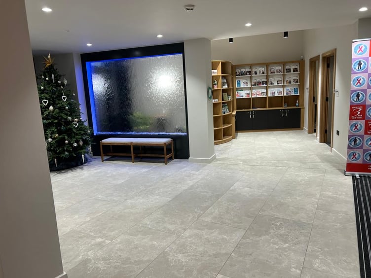 The main reception area