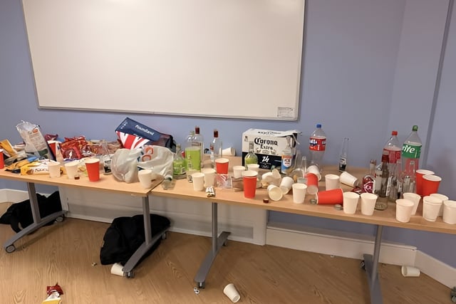 Police uncover huge stash of booze at party with 50 schoolkids 