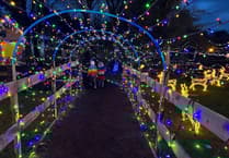 Packed house for last night of Old Horses' Home festive lights show