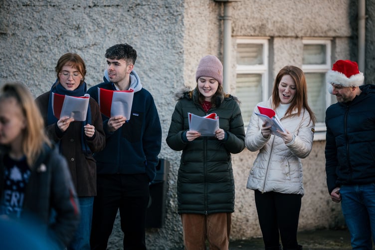 Everyone got involved in the classic Manx tradition