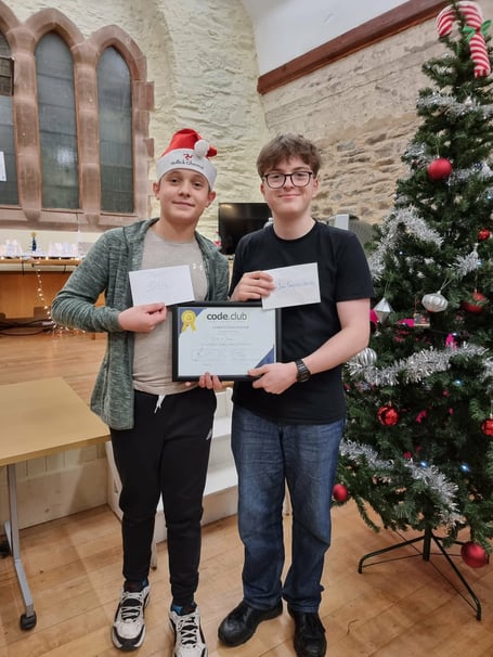 The runners up of the competition, Scott and Isaac