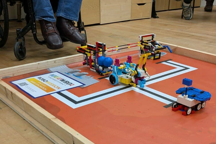 Some of the robots in action