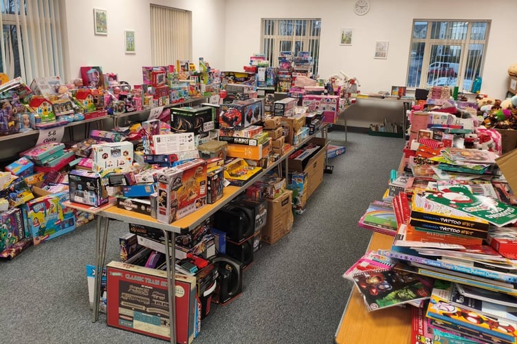 A selection of toys and presents included in this year's Appeal