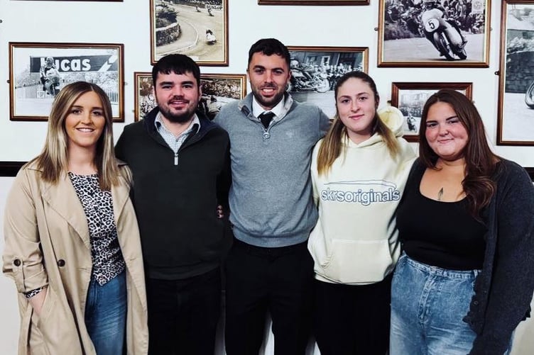 The new Isle of Man Young Farmers Federation committee