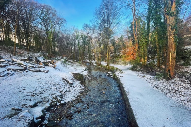 Plenty of ice and snow remains across the island