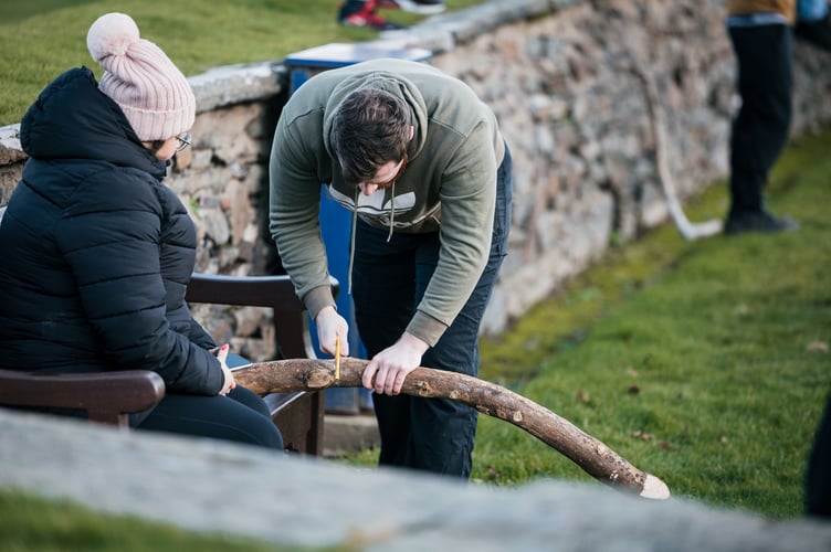 A good stick is vital
